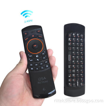 Rii Mini I25A Multifunction 2.4GHz Wireless Mini Air Mouse Keyboard IR Infrared Remote Control for Android Box, Android Dongle, Mini PC, Smart TV, xBox, PS3,